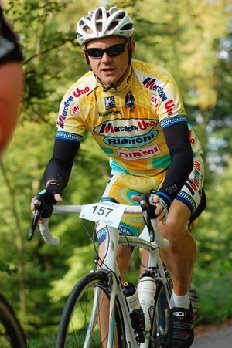 Marc Bator bei einem Radrennen. Foto: Veranstalter «Rund um den Finanzplatz Eschborn-Frankfurt»