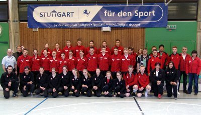 Das BDR-Team beim Länderkampf in Stuttgart. Foto: Wilfried Schwarz
