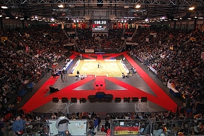 2016 wird die Porsche-Arena wie schon 2010 wieder Schauplatz der Hallen-WM. Foto: Archiv/privat