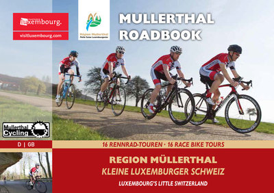 Die schönsten und spannendsten Rennradtouren durch das Müllerthal sind eigens in einer Broschüre zusammengefasst. Graphik: Mullerthal Cycling