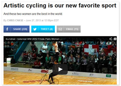 «USA Today» entdeckt den Kunstradsport - «Warum ist das nicht olympisch?»