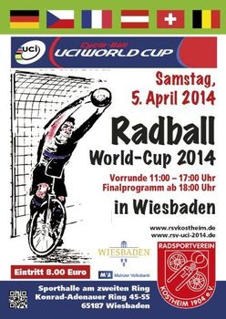 Radball: Start in die 13. Weltcup-Saison in Wiesbaden