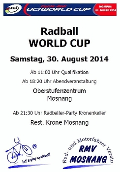 Radball: Höchst I gewinnt den Weltcup in Mosnang - Eberstadt 3.