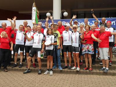 Der RSC Schwalbe 08 Eilendorf sammelte die meisten Kilometer beim Bundes-Radsport-Treffen. Foto: Bernd Schmidt