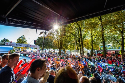 Der Sparkassen Münsterland Giro.2016 ist das letzte große Rennen der deutschen Saison und erwartet sowohl bei den Profis als auch bei den Hobbyfahrern für den 3. Oktober eine Spitzenbesetzung. Foto: Henning Angerer