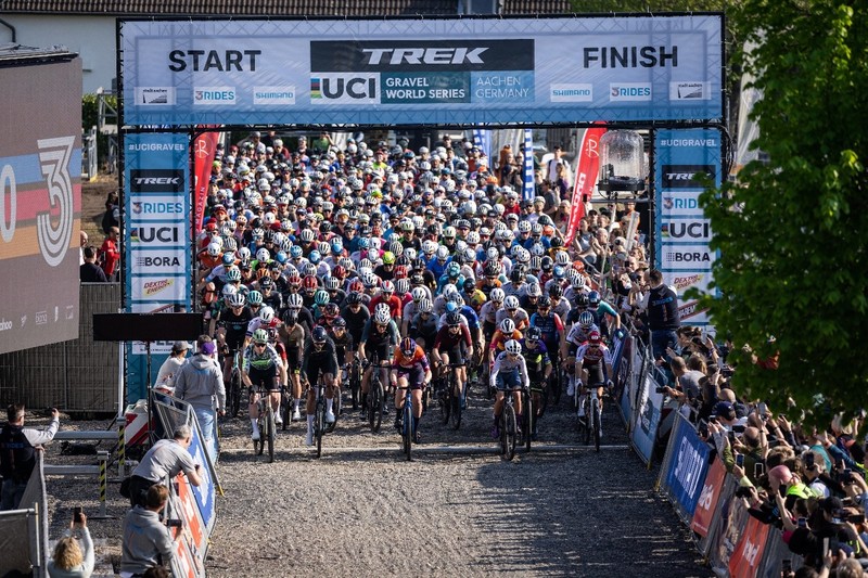 3Rides Aachen: Erstmals UCI Gravel Series mit UCI Gran Fondo kombiniert